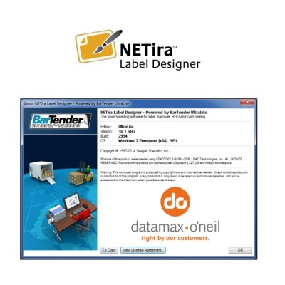 Lipdukų spausdinimo programa Netira Label designer UltraLite Lipdukų spausdinimo programa Netira Label designer UltraLite